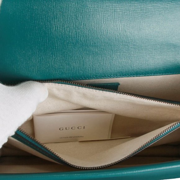 Authentic Gucci Limited Edition Green and Blue Dionysus Shoulder Bag - Picture 14 of 16